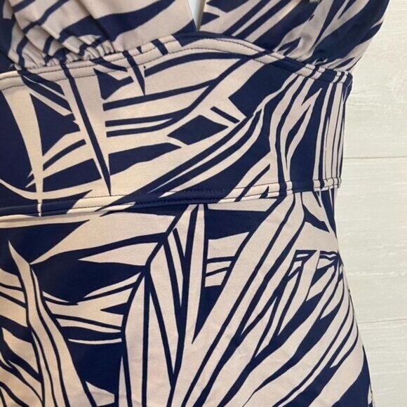 Dreamsuit Miracle Brands Women One Piece Swimsuit Tropical Keyhole Slimming - Picture 6 of 8